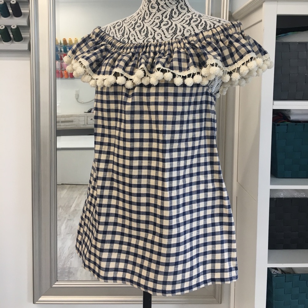 handmade off the shoulder blouse